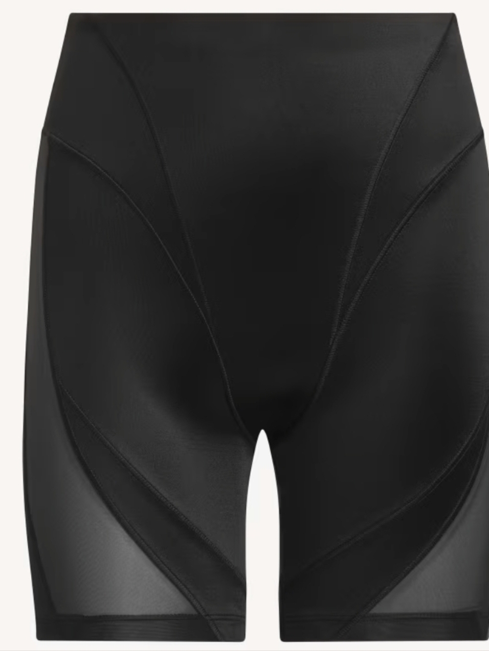 IVY PARK Black High-Waist Mesh-Panel Bike Shorts Sz Small - Picture 6 of 10